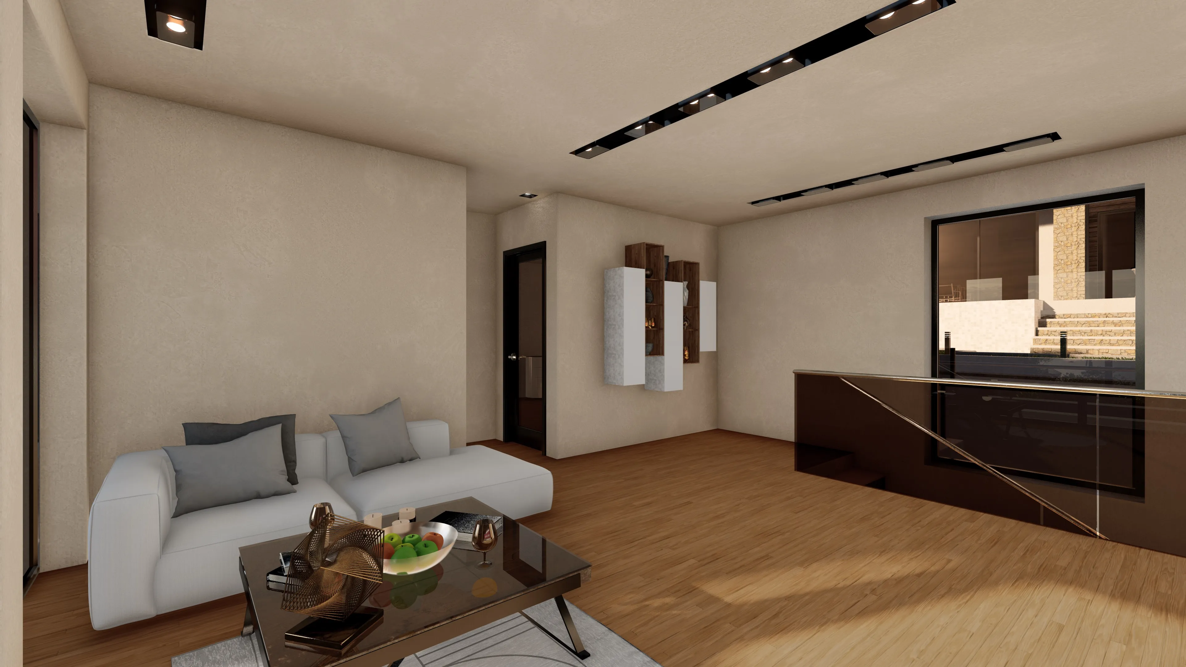 Villa A Library View 2